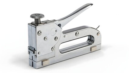 staple gun isolated on white background 