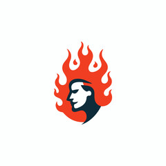 Fire god logo