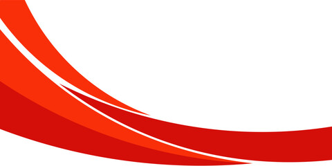 Vector red line background curve element with white space for text and message design, overlapping layers, vector
