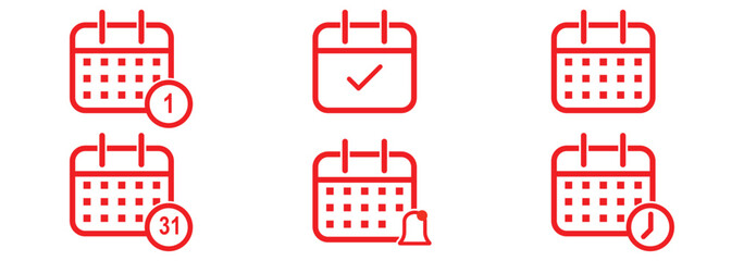 Calendar planner icon set. Calendar icons collection. Address location icon. Stopwatch timer icons. Date Calendar icon Web icons set. Calendar icons set for app, website, ui eps 10