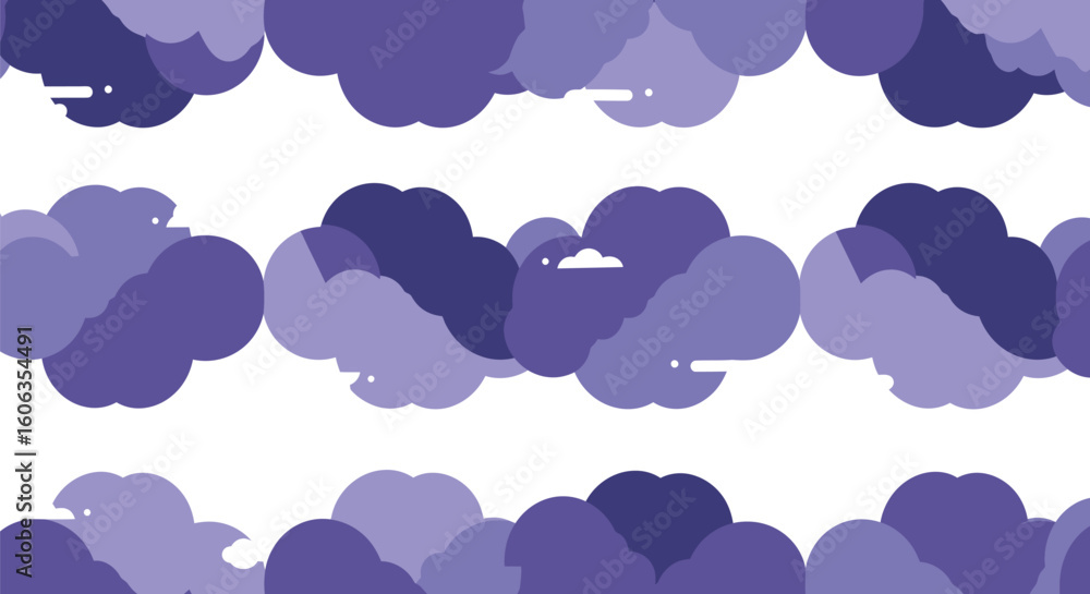 Poster abstract cloud vector pattern