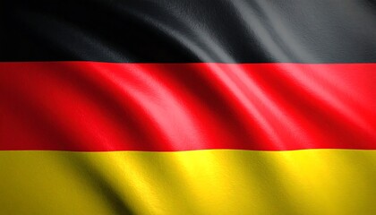 Obraz premium German flag in motion