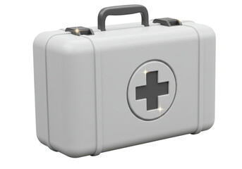 Isolated First Aid Kit for Medical Emergency