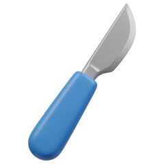 Fototapeta premium Surgical Scalpel: Precision Medical Instrument isolated on transparent background