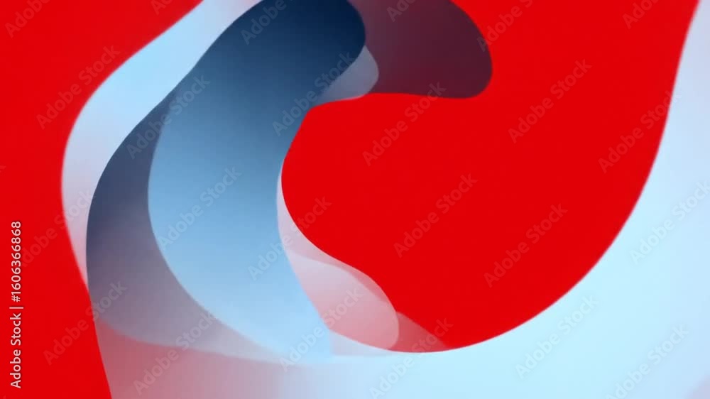 Aufkleber a bold and energetic red field subtly textured with a fine, abstract digital pattern.