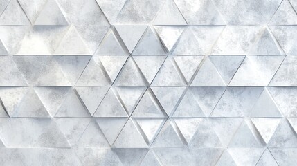 Abstract geometric pattern of light gray triangles.