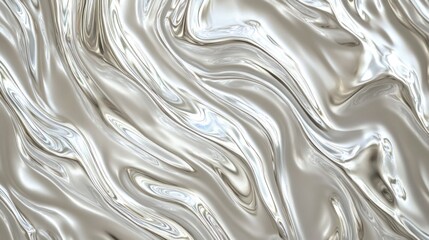 Abstract liquid silver metallic texture background.