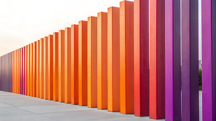 colorful lines on a white background