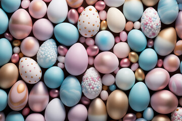 Easter egg wallpaper in pastels