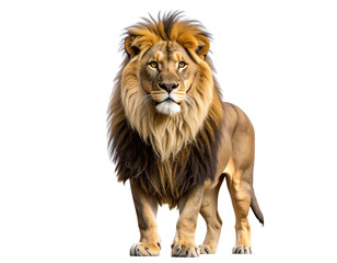 Obraz premium Regal Creature in Scenic Natural Setting with Focused Gaze, Transparent Background PNG