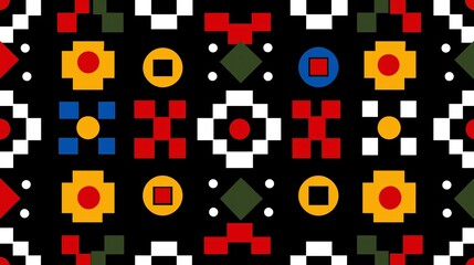 Fototapeta premium 幾何学的なパターンデザイン | Geometric Pattern Design