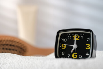 Morning Routine, Alarm Clock and Beauty Essentials