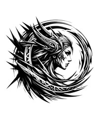 Viking Shield Maiden Warrior