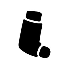 Inhaler Asthma Icon illustration for medical or health app