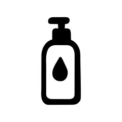 Liquid Pump Bottle Icon for medical or health app