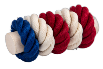 Knotted Rope Toy Vibrant Colors for Fun Times