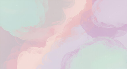 Abstract pastel ink blots