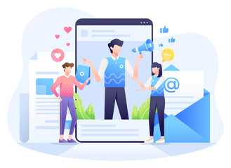 Marketing Campaign Illustration