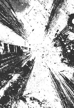 line Texture of scratches, dust, chips, scuffs. Texture Stock In White Background