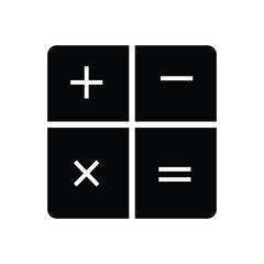 Obraz premium Calculator icon. vector illustration 