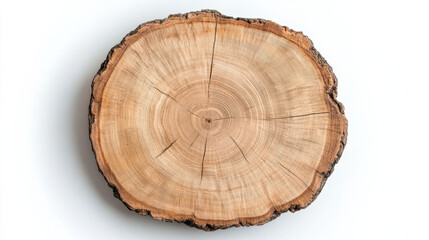 Wood cross section showing growth rings, natural texture, and organic patterns