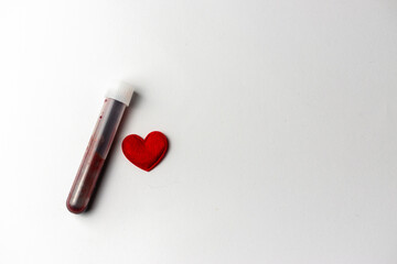 Blood donation concept