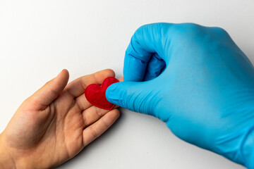 Blood donation concept