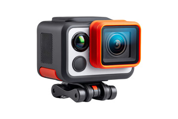 Fototapeta premium Capture outdoor adventures with action cameras
