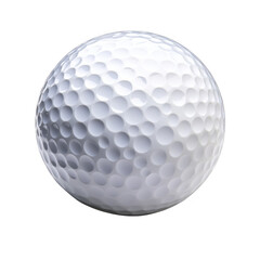 Golf ball isolated on white background