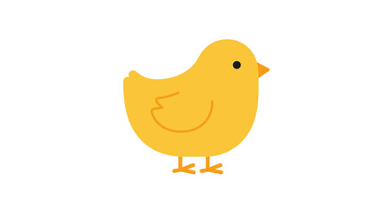 Adorable little chick, a symbol of springtime joy and new beginnings, perfect for Easter designs
