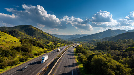 Obraz premium road in mountains
