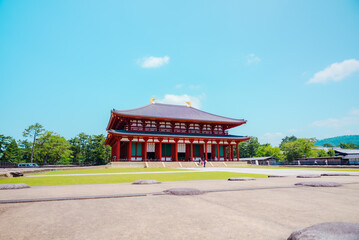 Fototapeta premium The view of Temple in Nara, Japan