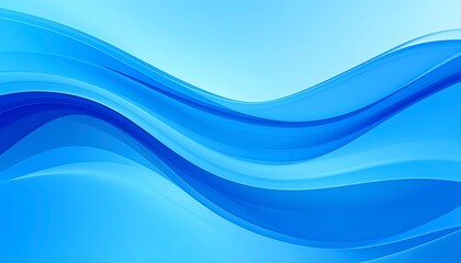Fototapeta premium Abstract blue wavy background (4)