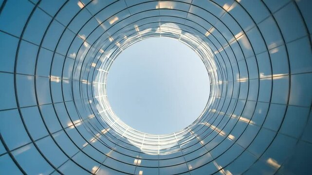 Modern architecture building facade