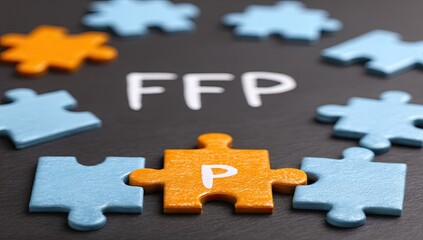 Obraz premium Puzzle pieces with 