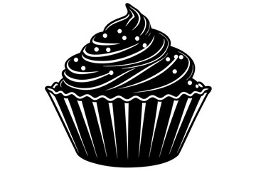 cupcake vector illustration