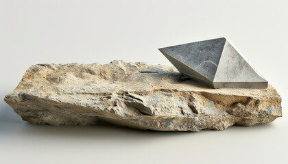 Stone podium for display product