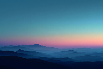 Fototapeta premium Gradient light blue abstract background resembling a peaceful morning dawn, peaceful, soft