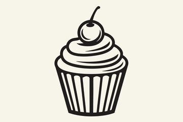 vector cupcake