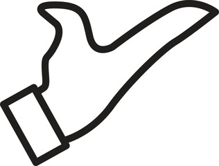 Hand vector silhouette, detailed hand gestures, positions, signs. Ideal arm, hands for illustrations, logos, icons.