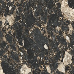 Naklejka premium Dark stone with gold veins (1)