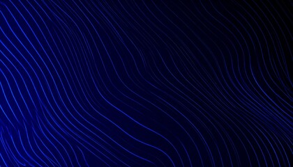 Abstract dark blue wavy lines
