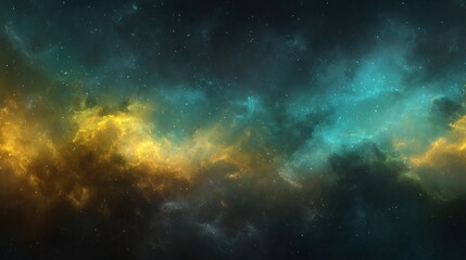 Fototapeta premium A swirling expanse of vibrant cosmic nebulae.