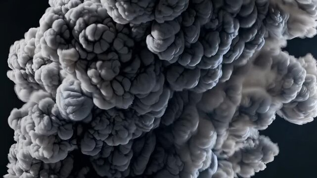 Dramatic Fire Smoke Looping Cinematic Video