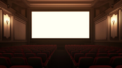 Fototapeta premium 映画館のスクリーン