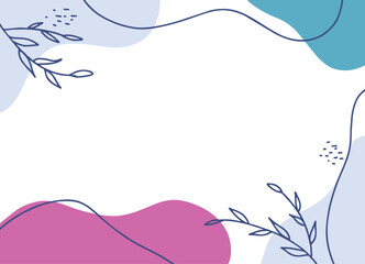 Pastel aesthetic abstract background art, minimalist vector