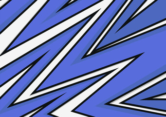 
Sport background Seamless jagged blue line pattern, energetic vector