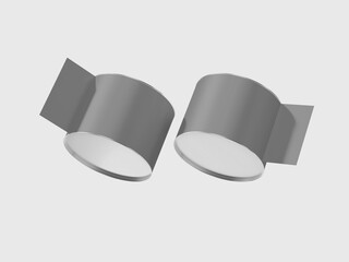 Canned Food Mockup with Extended Grip