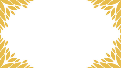 Luxurious gold floral baroque frame, elegant vector for wedding stationery and luxury label design
