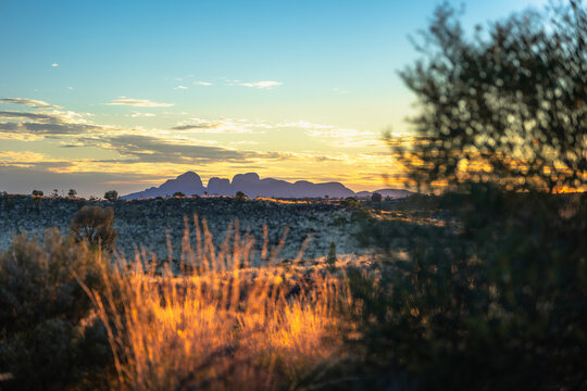 Kata Tjuta At Sunset